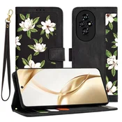 Etui Techsuit FlipCraft za Honor 200 - flowers of the dawn