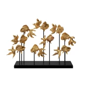 Aberto Design Stona dekoracija Goldfish 1, Zlatne boje