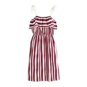 Next Poletna obleka  bordo / bela