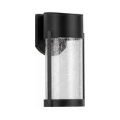 LED solarna zidna lampa LED/3,7V 300 mAh IP44 crna