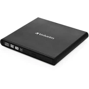 Eksterni opticki uredaj Verbatim, DVD±RW, Crni, USB2.0 (V098938)