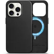 Infostyle SHIELDON usnjen ovitek iPhone 15 Pro 6,1 – MagSafe, črna
