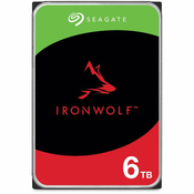 SEAGATE trdi disk za NAS 6TB trdi disk SATA 6Gb/s, 5400, 256MB IronWolf
