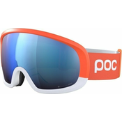 POC Fovea Race Zink Orange/Hydrogen White/Partly Sunny Blue Skijaške naocale