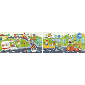 Hape Puzzle - Reševalna vozila