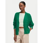Tommy Hilfiger Pletena jopica WW0WW50078 Temno zelena Relaxed Fit