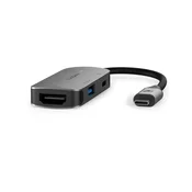 USB Multiport Adapter | USB-C 3.2 Gen 1 – HDMI, USB-A, USB-C | NEDIS