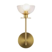 Alora Mood ALM-SYLVIA-1WB-BG-CL - Zidna lampa SYLVIA 1xE14/40W/230V zlatna