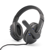Naglavne slušalke OV-Q7, 3.5mm AUX, Ovleng, modra