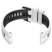 INF Beli in črni silikonski pašček za uro Garmin Forerunner 965, (22064050)