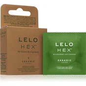 LELO Hex Organic - luksuzni kondomi (3 kosi)