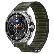 Spigen Pašček iz blaga (ježkast), zelen - Samsung Galaxy Watch 8 46mm/44mm/40mm