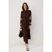 Trendyol Modest Ženska haljina Tctss25Eb00116, Smeda