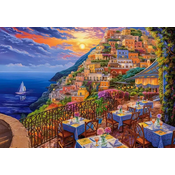 Castorland - Puzzle Romantični pozitanski večer - 1 500 kosov