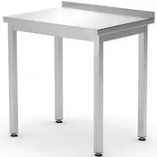 shumee Stenska delovna miza z robom Budget Line STEEL 600 x 600 x 850 mm - Hendi 817186