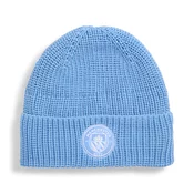 Puma Manchester City Essentials Beanie Hat Unisex, Blue, Sport