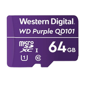 WD MicroSDXC kartica 64 GB ljubicasta WDD064G1P0C klasa 10, 16 TBW