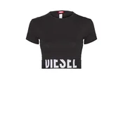 DIESEL Majica črna / bela