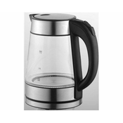 ACTIVER Stekleni kotliček BRENNA 1,7 l, 1850-2200W, vrtljiv za 360°