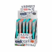 Spokey Pisalo Easy Fancy, modro polželezno polnilo, 0,7 mm, 24 kosov v pakiranju, oranžno-zeleno