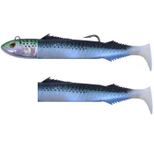 JLC Saltwater Rubber Jigging Soft Bait REAL FISH Combo 200g Caballa