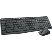 Tastatura + mis Wireless Logitech MK235 USB US siva 920-007931