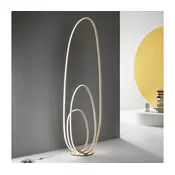 Ondaluce - LED prigušiva podna lampa GOLDEN LED/45W/230V 160 cm zlatna