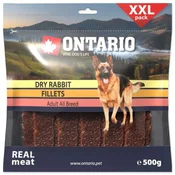 Ontario Pochoutka sušené králičí plátky 500 g
