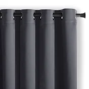 Temno siva zavesa za delno zatemnitev 140x175 cm Kierra – Restilo