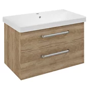 THEIA 2 predala Vanity Unit 75,6x50x44,2cm, hrast Alabama - Rjava - 75,6x50x44,2 cm - Sapho - THEIA - 24 - MDF/laminat - 756 - 500 - 442 - 14
