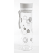 Domy Steklenička, BPA free, 1.0L, belo siva, krogi