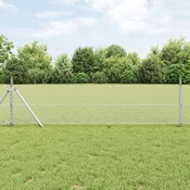 vidaXL Šesterokotna ograja 0.8x10 m pocinkano jeklo