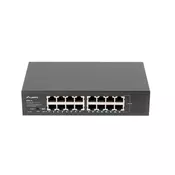 LANBERG SWITCH RSGE-16 16X 1GB GIGABIT ETHERNET BREZ UPRAVLJANJA 10/19