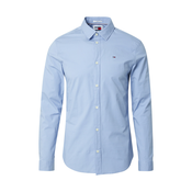 Tommy Jeans Srajca svetlo modra/krvavo rdeča/bela