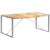 Vidaxl Jedilna miza 180x90x75 cm trden robusten mangov les