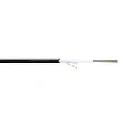 DIGITUS universal fibre optic cable with SC connector, 2 fibres, SM 9/125, B2ca LSOH, 1500N, black