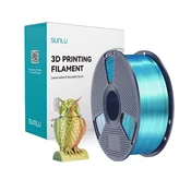 SUNLU PLA+ Silk Tri-Color Filament (rdeča, rumena in zelena)