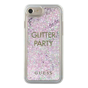 Guess GUHCP7GLUQPU iPhone 6/7/8 /SE 2020 purple hard case Liquid Glitter Party (GUHCP7GLUQPU)