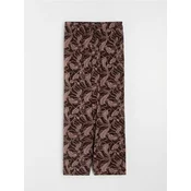 Sinsay - Viskozne wide leg pantalone sa biljnim motivom - šareno