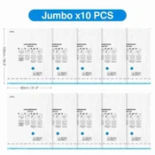 KJB Vakuumske vrečke za shranjevanje oblačil, 10 velikih vrečk Jumbo