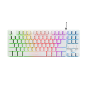 TRUST Tastatura GXT833 THADO žicna/RGB/gaming/bela