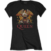 Queen Tee Classic Crest Black XL