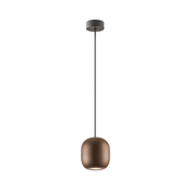 Redo 01-3479 - Lestenec na vrvici BOOM 1xGU10/10W/230V pr. 12 cm rjava
