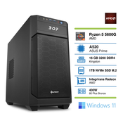 BOF PC BOF FLASH R5-5600G/16GB/1TB/W11 namizni računalnik, (20537828)