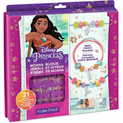MAKE IT REAL Kreativni set za pravljenje narukvica za devojcice Disney Princess Moana Jewels and Gems
