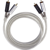 Oehlbach Avdio cinch kabel Oehlbach Silver Express NF\, 1 m Oehlbach 3901 avdio priključni kabel 1.00 m, (20519431)