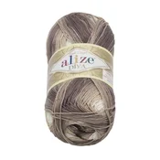 Alize Preja DIVA BATIK - 100 g / 350 m - svetlo bež, temno bež