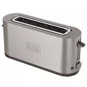 Topinkovač Black+Decker, BXTO1002E Topinkovač nerez, 1000W