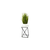Stalak za cvece LOFT 40x24 cm crna/bela