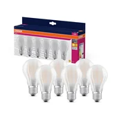 OSRAM LED žarnica mat E27 6,5W 827 6-pack - Steklo